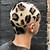leopard print haircut