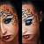 leopard print makeup