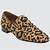 leopard print mens loafers