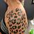 leopard print shoulder tattoo
