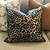leopard print throw pillows