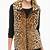 leopard print vest