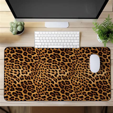 Leopard Print Desk Mat