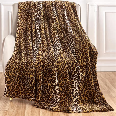Leopard Print Throw Blanket Australia