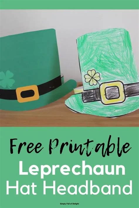 Leprechaun Hat Free Printable