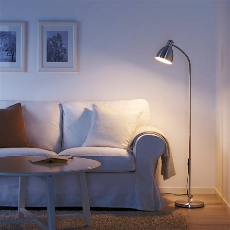 IKEA LERSTA Floor/reading lamp, aluminium, Furniture & Home Living