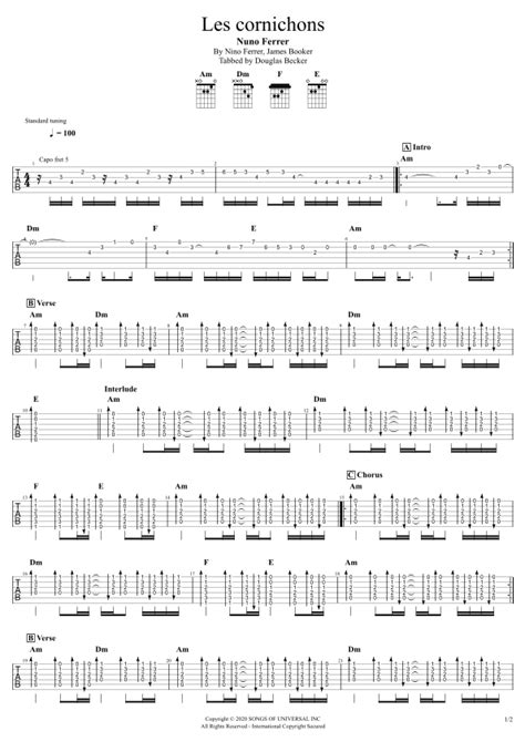 Les Cornichons Accords