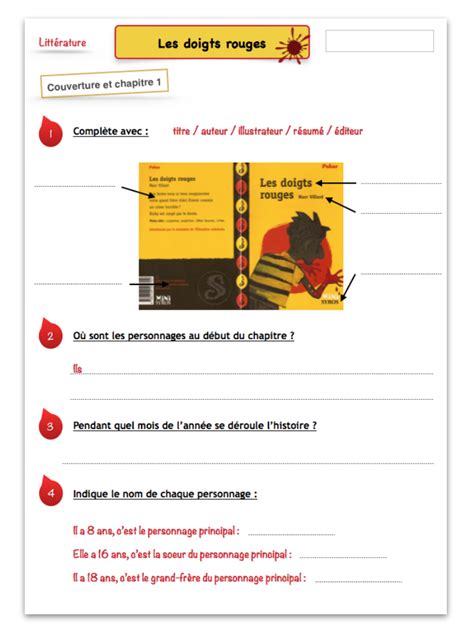 About Les Doigts Rouges Ce2 References