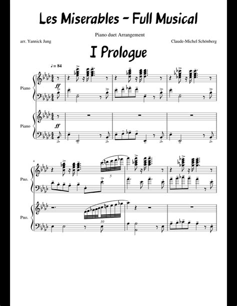 les miserables piano pdf