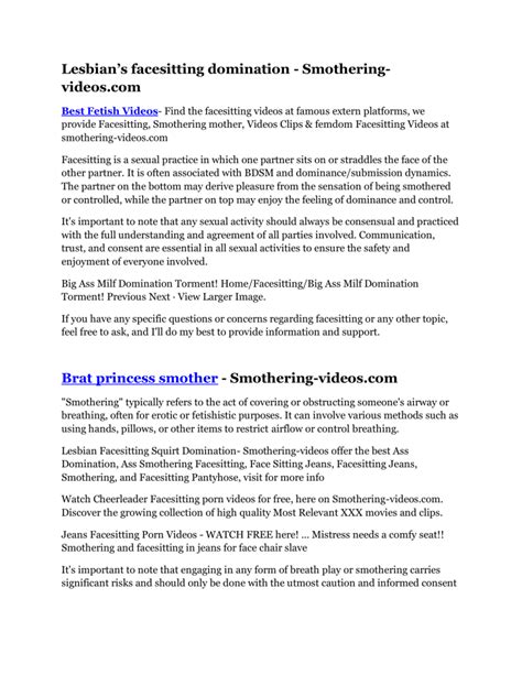 5 Secrets to Perfect Facesitting Ecstasy