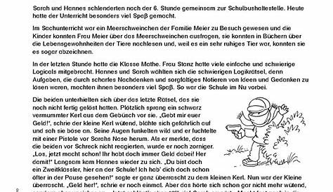 Lesetext 4. Klasse Kostenlos : Lesehefte / Lesetexte zur Förderung der