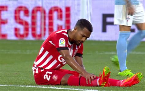 Yangel Herrera sufrió lesión en el GironaCelta