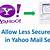 less secure apps yahoo