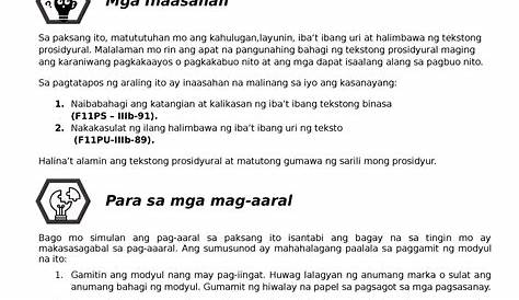 Tekstong Prosidyural | PDF