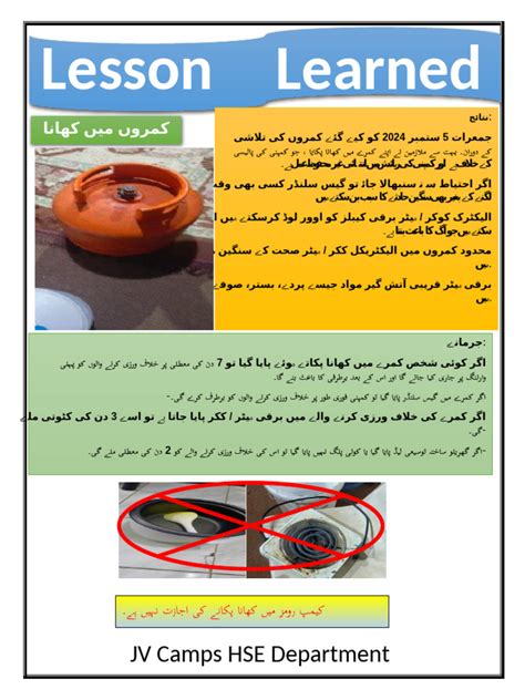 lesson learned meaning in urdu with example