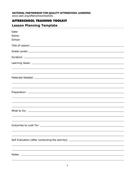 9+ Lesson Plan Outline Templates DOC, PDF Free & Premium Templates