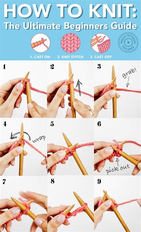 Knitting Lessons {With Video Tutorials} Handy Little Me