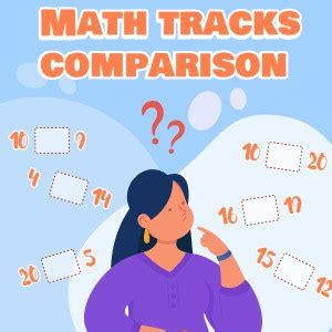 Let's Make Tracks Math Worksheet