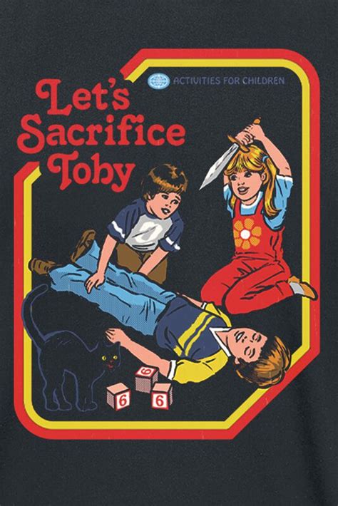 Custom Let's Sacrifice Toby Sticker By Baron Artistshot