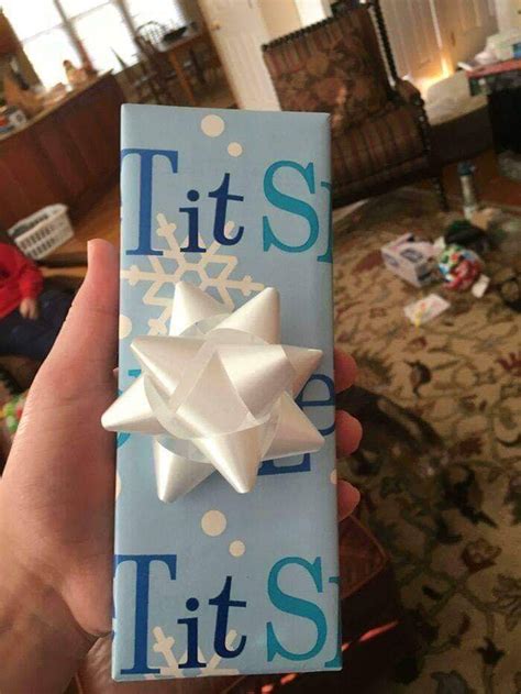 let it snow gift wrap meme