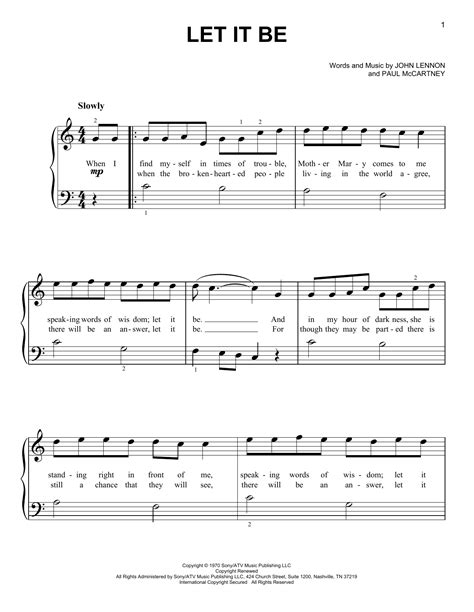 Let It Be Partitions The Beatles Ensemble de Guitares