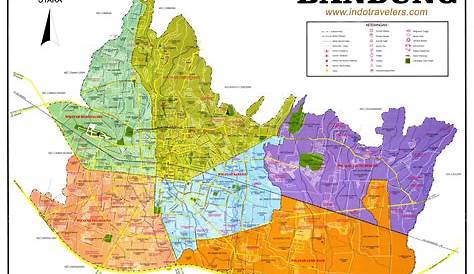 Peta Kota Bandung Lengkap dengan Keterangan Kecamatan - Tata Ruang Nasional