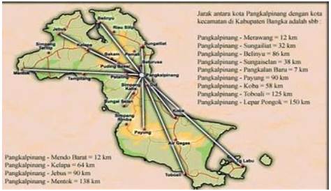 Peta Pangkal Pinang Lengkap dengan Nama Kecamatan - Lamudi