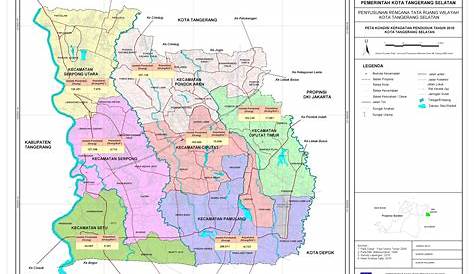 Peta Kabupaten Tangerang Kota Tangerang Dan Tangerang Selatan Tampilan