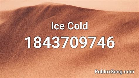 letoa - ice cold Roblox ID