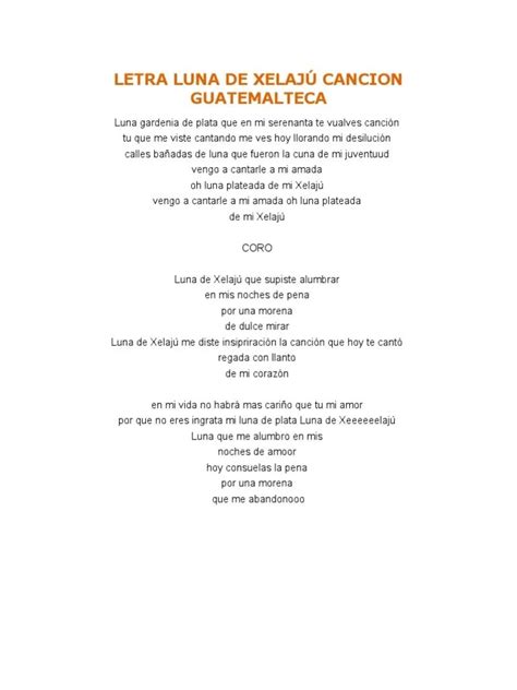 letra de cancion luna