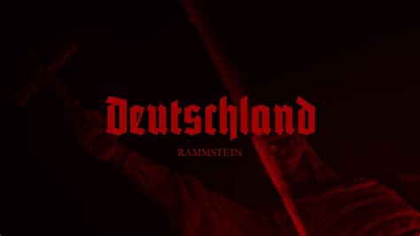 letra de rammstein deutschland