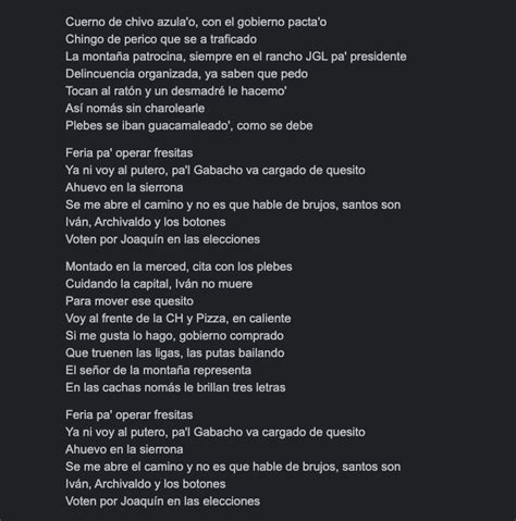 letra del cuerno azulado