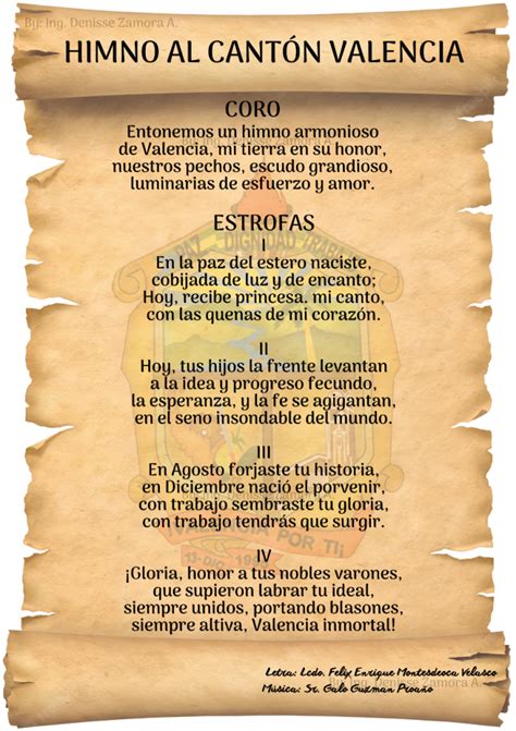 letra himno de valencia