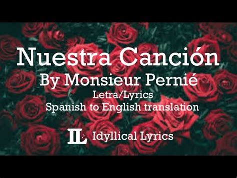 letra spanish to english