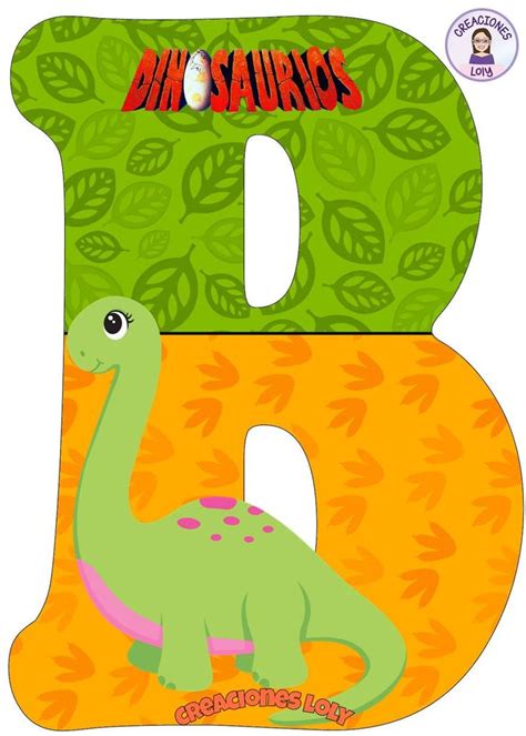 letras de dinosaurios para descargar