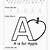 letter a activities printables