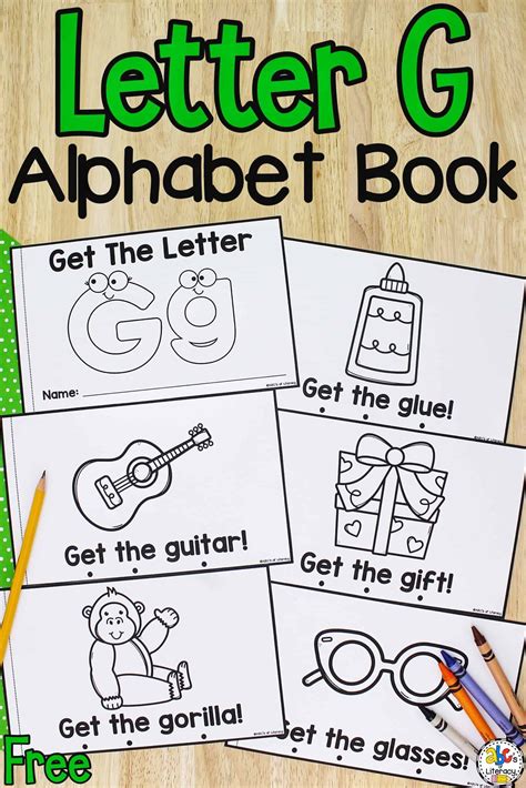 Letter G Printable Book Animals