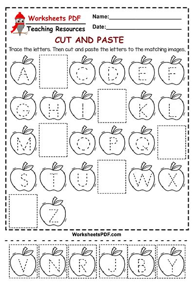 Letter S Cut And Paste Worksheet