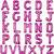 letter t aesthetic pink