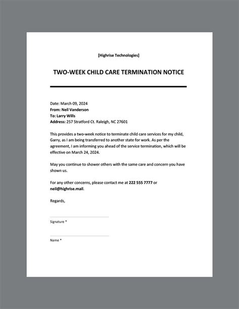 FREE 36+ Examples of Termination Letter Templates in PDF