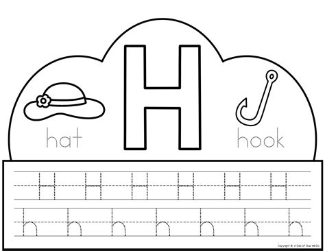 Letter A Hat Printable