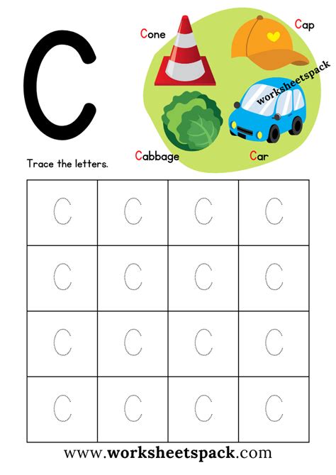 Letter C Test Printable