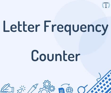 Letter Frequency Counter Java