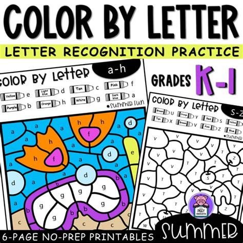 Letter Recognition Coloring Pages