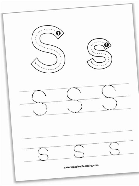 Letter S Full Sheet Printable