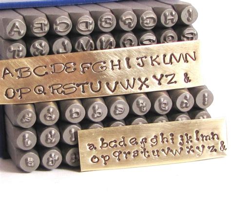 Letter Stamp Set Metal