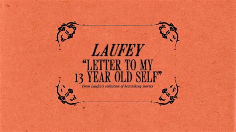 letter to my 13 year old self laufey lyrics