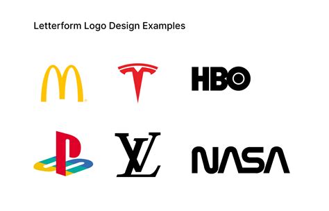 Letterform Mark Logo Printable