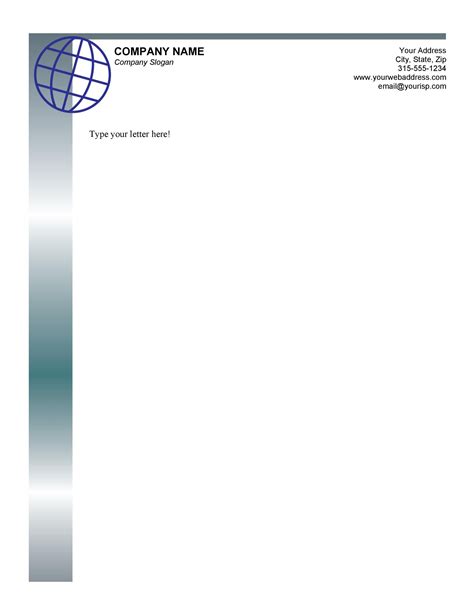 Letterhead Design Template Free Download Print Ready