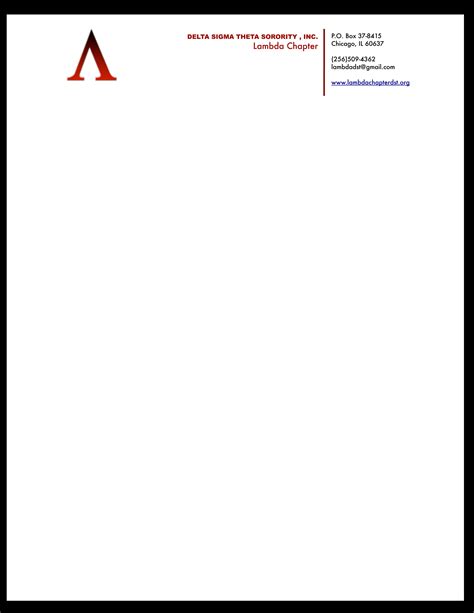 Letterhead with Logo Template Word